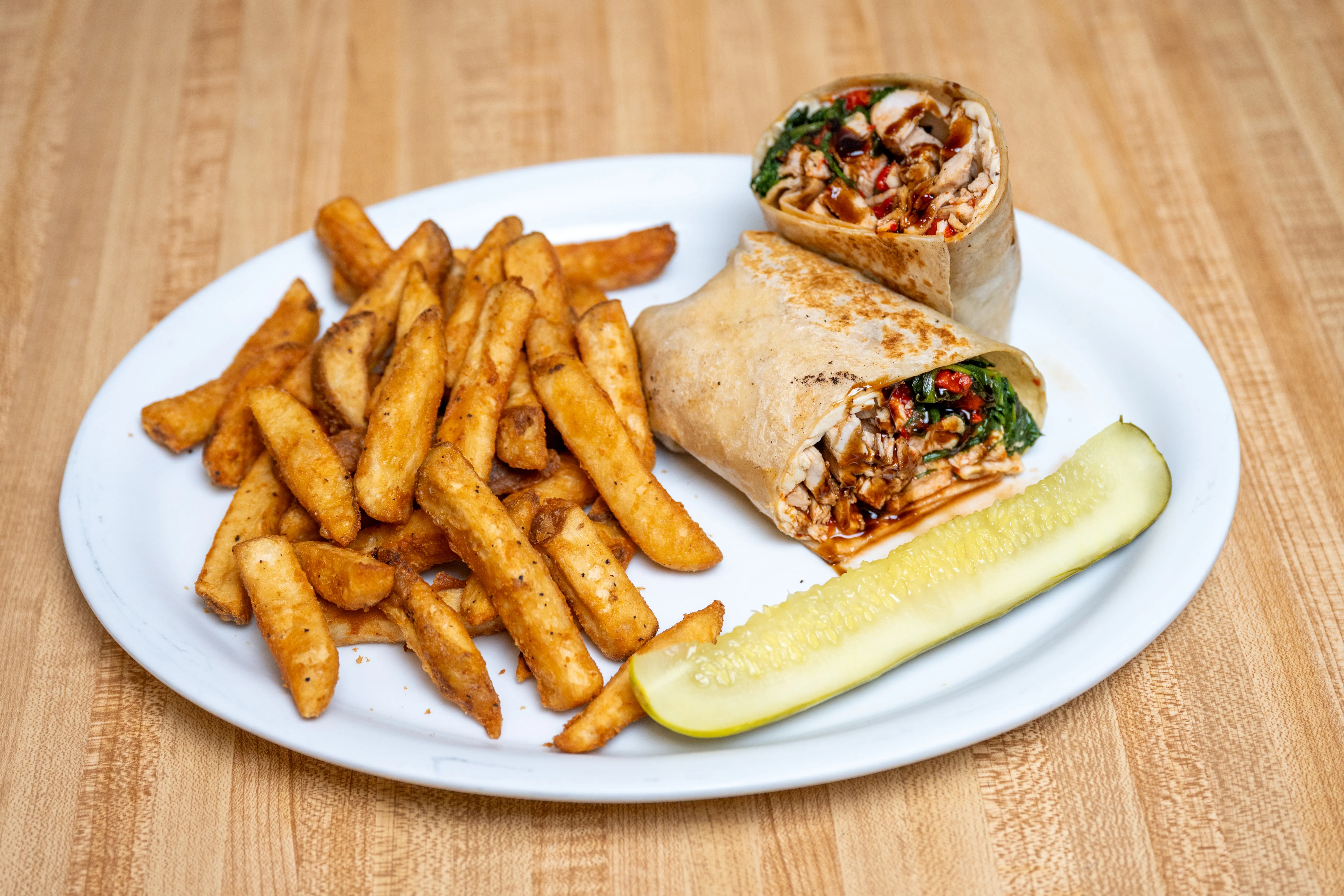 Grilled chicken wrap